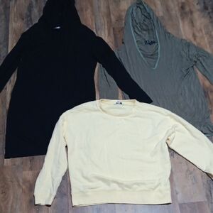 Merona Women's Sweater Set in Black, Olive, and Yellow